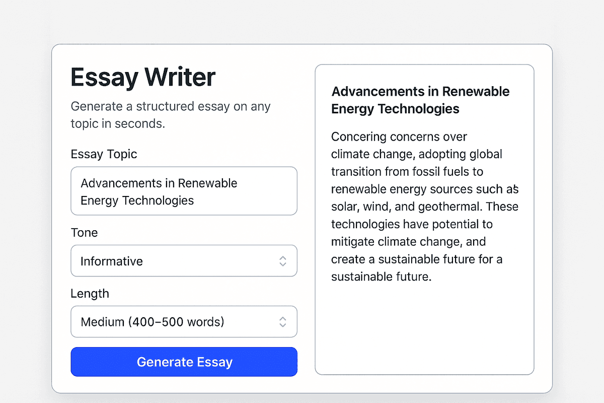 Essay Writer